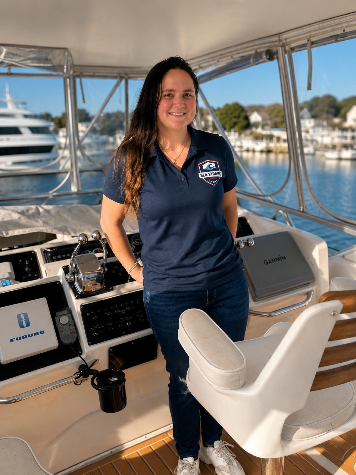 Megan McCann, operations manager at Sea Strong Marine.